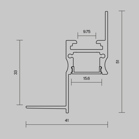 Профиль Maytoni Technical 636013