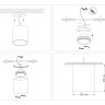 Накладной светильник Ambrella Light TN5303