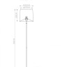 Торшер ARTE Lamp A2589PN-1SS