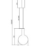 Подвесной светильник Maytoni MOD182PL-L4W3K
