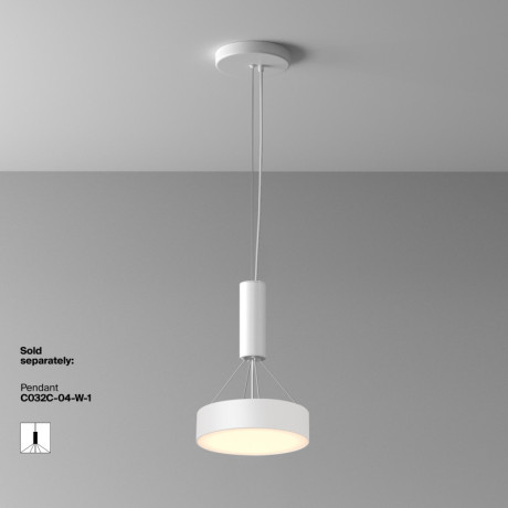 Накладной светильник Maytoni Technical C032CL-24W3K-RD-W
