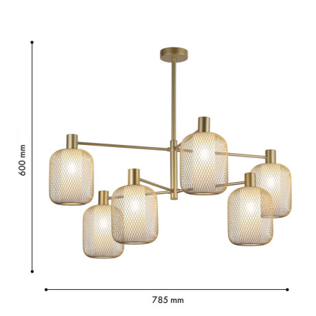 Люстра на штанге F-Promo 4603-6C