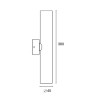 Бра ITALLINE IT02-026 gold 3000K