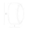 Бра ARTE Lamp A1421AP-1WH