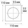 Рамка ITALLINE IT08-8014 white