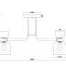Люстра на штанге Freya FR5094PL-05G