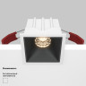 Встраиваемый светильник Maytoni Technical DL043-01-10W3K-SQ-WB