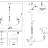 Подвесная люстра Ambrella Light LH75063