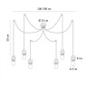 Подвесная люстра ARTE Lamp A4321SP-6GY