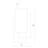 Бра ARTE Lamp A1718AP-1WH