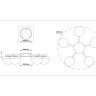 Накладная люстра Ambrella Light LH12009