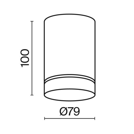 Накладной светильник Maytoni Technical C085CL-9W4K-B