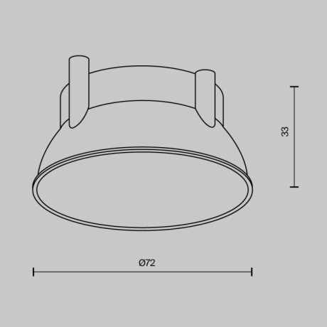 Вставка Maytoni Technical Ring12-15W-RD-W
