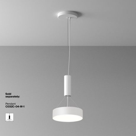 Накладной светильник Maytoni Technical C032CL-24W4K-RD-W