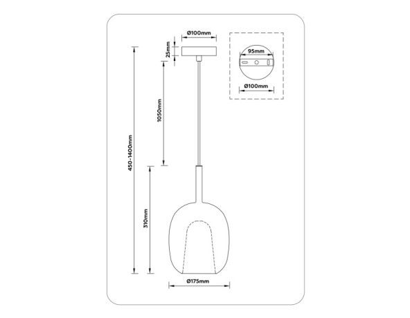 Подвесной светильник Ambrella Light LH11123