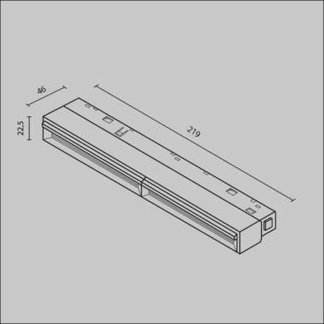 Светильник на шине Maytoni Technical TR106-4-12W-DS-B