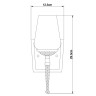 Бра ARTE Lamp A1722AP-1BA