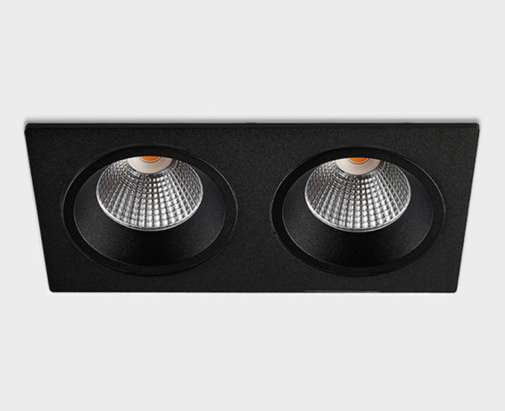 Встраиваемый светильник ITALLINE IT08-8035 black 3000K