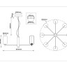 Подвесная люстра Ambrella Light LH11109