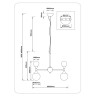 Подвесная люстра Ambrella Light LH51050