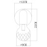 Бра ARTE Lamp A8040AP-1SG