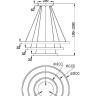 Подвесной светильник Maytoni MOD058PL-L100B3K
