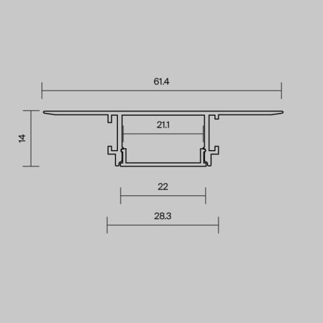Профиль Maytoni Technical 636019