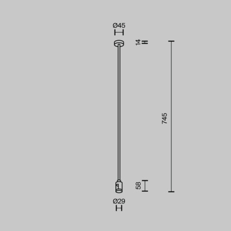 Стойка Maytoni Technical TRA159C-B1-PT