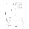 Подвесная люстра Ambrella Light LH51051