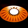 Подвесной светильник ITALLINE IT03-1430 black/orange