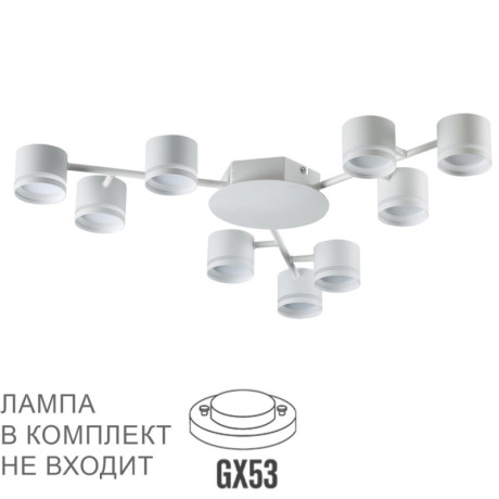 Накладная люстра LUMION 8235/9C