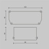 Заглушка профиля Maytoni Technical ALM012EC-SC-W