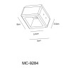 Встраиваемый светильник ARTE Lamp A9284PL-1WH