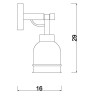 Бра ImperiumLoft 167717-26