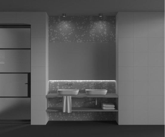 Влагозащищенный светильник Maytoni Technical C127CL-L7W3K-BS