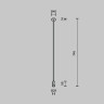 Стойка Maytoni Technical TRA159C-S1-PT