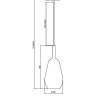 Подвесной светильник Maytoni MOD271PL-01B9
