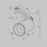Светильник на шине Maytoni Technical TR243-12W4K-B
