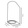Бра ARTE Lamp A3102AL-2GY
