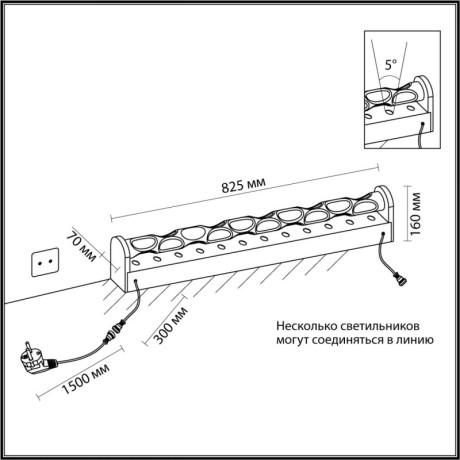 Торшер Odeon Light 7027/16FL