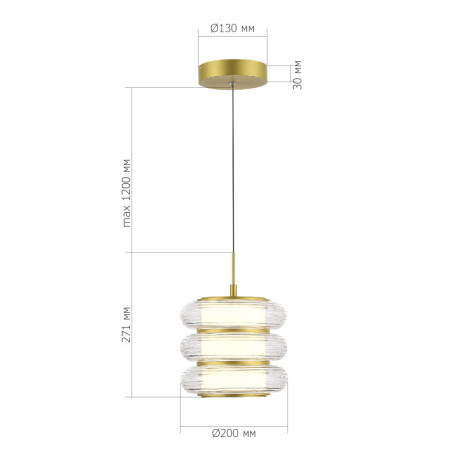 Подвесной светильник ST-Luce SL6239.203.03