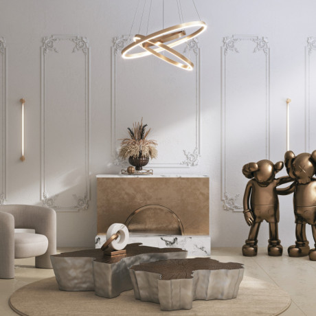 Подвесная люстра Maytoni MOD058PL-L74BK