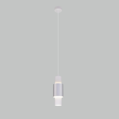 Подвесной светильник Eurosvet 50204/1 LED белый/матовое серебро