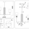 Люстра на штанге Ambrella Light LH56217
