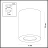 Влагозащищенный светильник Odeon Light 3571/1C