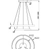 Подвесная люстра Maytoni MOD058PL-L55BSK