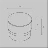 Плафон Maytoni Technical RingSAcr-12-W