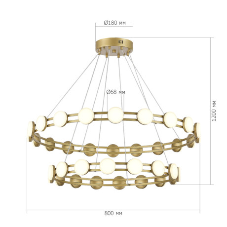 Каскадная люстра ST-Luce SL6610.203.36