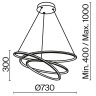 Подвесная люстра Maytoni MOD100PL-L88WK1