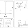 Люстра на штанге Ambrella Light LH57043